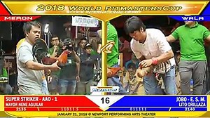 WORLD PITMASTER CUP 2018 FIGHT 16 SUPER STRIKER - AAO - 1 VS JOBO - E. S. M.