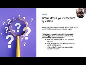 Conducting a Systematic Narrative Review in Qualitative Research - Open Lectures 20 Nov 2024