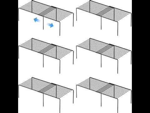 GEDLIRE Adjustable Kitchen Shelving Review - Pros & Cons - GEDLIRE Kitchen Cabinet Expandable Shelf