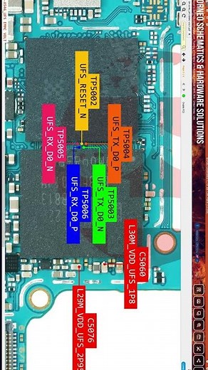 #samsung A54 5GSM A546 #ufs Isp Pin Out