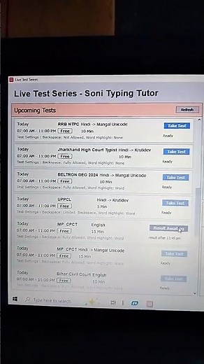 Soni Typing Tutor..Live test🌄🖌️🎈🎂🍄‍🟫💯