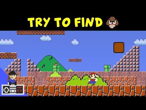 Can you find the 10 hidden Goombas? - Super Mario Easter egg hunt