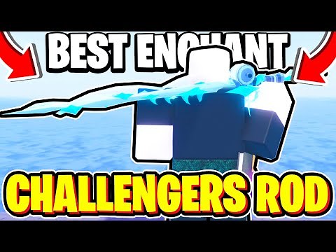 What Is BEST ENCHANT For CHALLENGERS ROD In Fisch? VOLCANIC ROD Best Enchant! Roblox