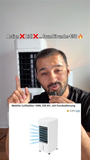 Air cooler for less than 50 eurod