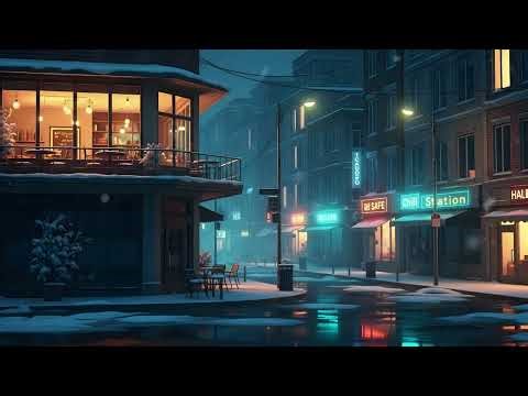 Chill Station | Lofi Beats for Deep Focus with Cozy Winter Café ☕