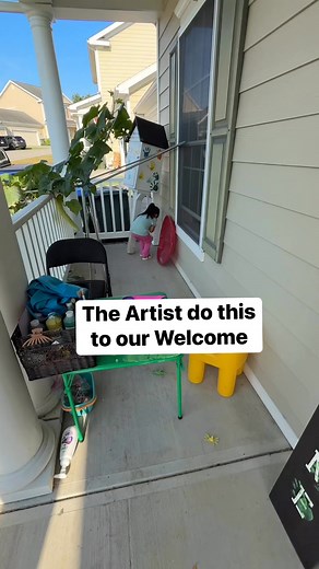 This artist paint our House Welcome Sign | Dianne Han