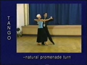 Tango dance steps 18. Natural promenade turn