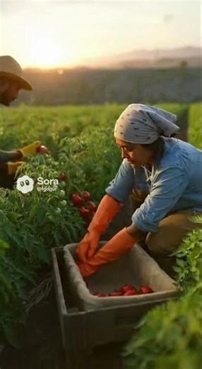 Tomato Farming Process | Machine Planting & Manual Picking