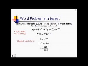 Applications of Exponential Equations: Lesson