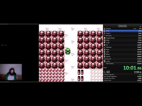 Pokemon Red Speedrunning first sub 2:30 any% glitchless