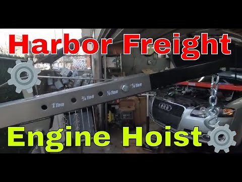 Harbor Freight 1 Ton Engine Crane\\Hoist Review