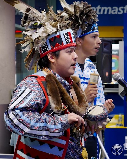 Thank you to the Frank Wesaw Dancers for helping us celebrate Native American Heritage Night tonight! | Buffalo Sabres