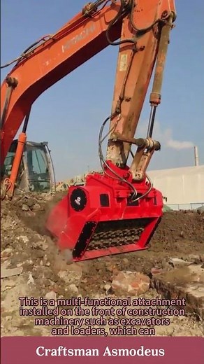 Crushing and screening bucket operation
