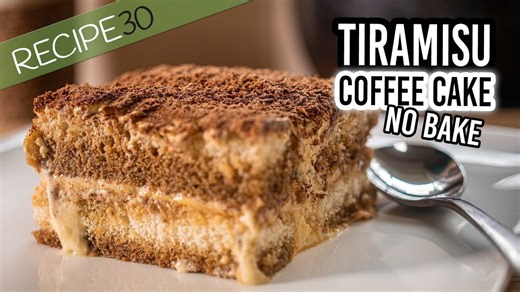 Tiramisu the no bake Italian coffee cake