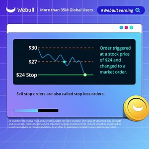 6 comments | #WebullLearning What is a Stop Order? Visit our Learning Centre in the Webull App for more information.​ Follow us for more trading tips!​ #Webull #WebullSG #TeamWebull #investment #investments #Singapore #Trading | Webull | Facebook