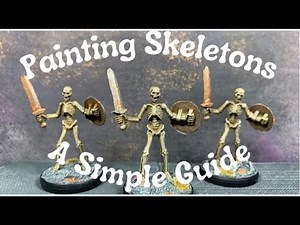 A Simple Guide To Painting Skeletons | Painting Miniatures A Beginners Guide | Reaper Miniatures