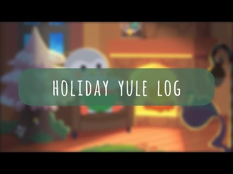 Holiday Yule Log: Cozy fire crackling ASMR | Perfect for relaxation and background vibes (NO MUSIC)