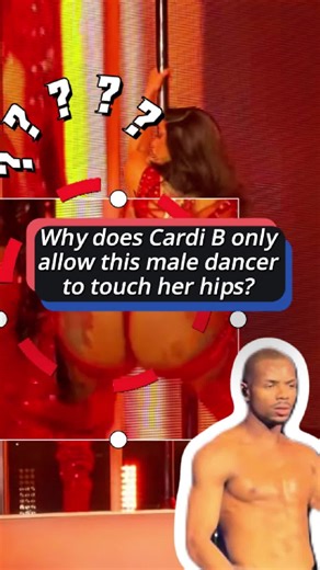 Why does Cardi B only allow this male dancer to touch her hips And why is he the only one able to follow the three rules she allegedly set#us #usa #celebrity #celebrities #foryou #2026 #cardiB #fyp