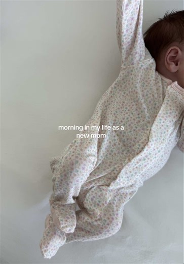 prioritizing my morning routine while she sleeps is everythingggg #morningvlog #morningroutine #firsttimemom #momtok #postpartum