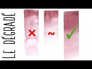 The gradient [Watercolor for beginners]