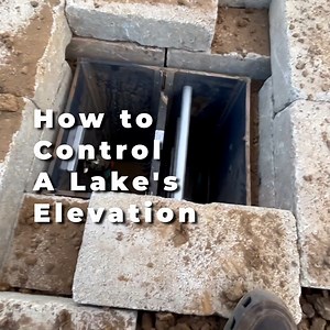 We installed this incredible standpipe with adjustable risers on a client's pond to give him the ability to raise and lower his water elevation to suit his hunting needs! | Bulletproof Pond and Lake