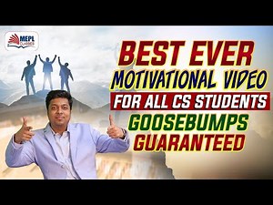 Best Motivational Video For All CS Students | ICSI | Mohit Agarwal