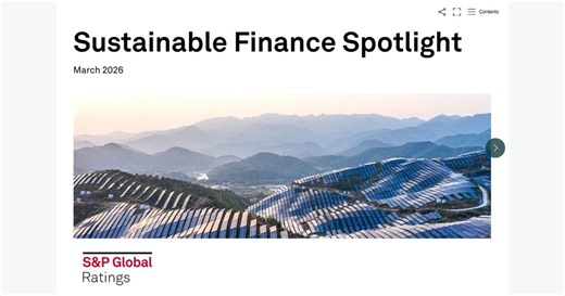 Sustainable Finance Spotlight 2026