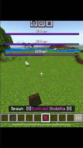 Evolved Godzilla Spawning in Minecraft 💀 #shorts #minecraft #godzilla