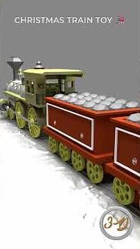 Christmas Train - Render Preview