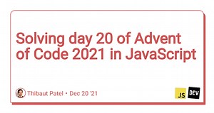 Solving day 20 of Advent of Code 2021 in JavaScript