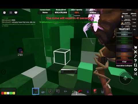 Experiment 78 | Go mining (rng game) Roblox