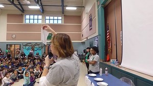 Manitou Park Elementary students read 21,805 minutes over winter break earning them a sweet victory celebration. Great job, Manitou! | Tacoma Public Schools