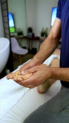 Tight legs? Try this soft massage #asmr #massage #painrelief