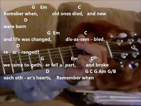 Remember When By Alan Jackson Practice Video With Chords And Lyrics