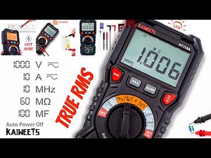📦 cheap KAIWEETS HT118A Digital Multimeter True RMS TRMS 6000. Review.