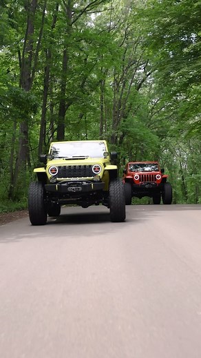 America's Most Wanted 4x4 on Instagram: "Ride into this summer with an AMW Turnkey! Would you pick the 2024 AMW 840 | Demon Wrangler finished in High Velocity? Or the 2023 AMW 707 | Hellcat Gladiator finished in Punk’n Orange? Both are currently FOR SALE! Stay tuned for the YouTube video outlining these two Turnkey builds and how they compare! youtube.com/@amw4x4 amw4x4.com #amw4x4 #hellcat #demon #jeep"