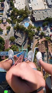 8.1K views · 123 reactions | POV: you're @letsparkit riding the Luthor: Drop Of Doom at Six Flags, USA.  When you look down from the top of this drop tower, all you'll see are your feet dangling in the air and the sheer drop of 400 feet straight beneath you. 勞 Would you dare try this ride?   @letsparkit  Lex Luthor: Drop Of Doom, Six Flags, USA | Beautiful Destinations | Facebook
