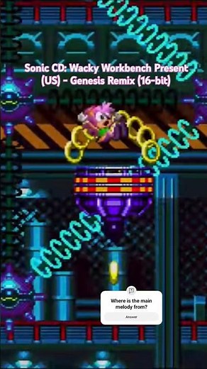 Sonic CD: Wacky Workbench Present (US) - Genesis Remix (16-Bit)