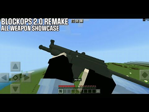 Blockops 2.0 Remake All Weapon Showcase | 3D Guns Addon