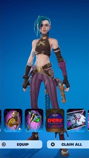 ARCANE JINX SKIN RETURN RELEASE DATE IN FORTNITE ITEM SHOP 2026!