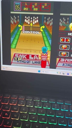 League bowling (PC Style) Nice Strike!