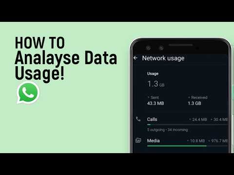 How to Analayse Data Usage in Whatsapp [easy]