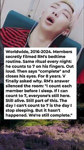 The Last Thing BTS RM Does Before Sleeping Has Been Filmed by Members and It's Unexplainable