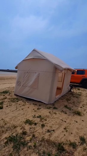 DIY: Strong Wind-Resistant Inflatable Tent Setup Guide