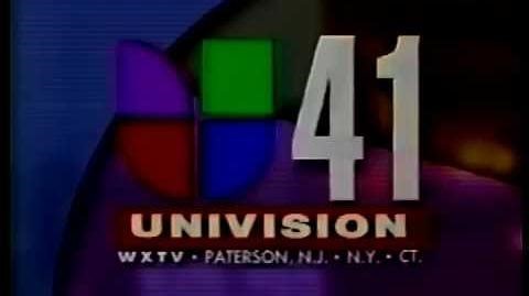 WXTV (Univision) 'Noticias 41 A las Once' 1996 Intro