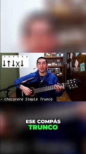 TIPOS DE CHACARERA: SIMPLE, DOBLE, TRUNCA #clasesdeguitarra #tutorial #guitarra #chacarera #rasgueo