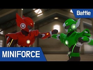[MiniForce Battle Scene 19] Sammy VS Hawk