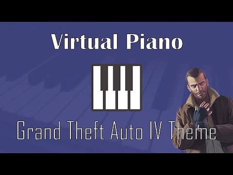🎹 Virtual Piano - Grand Theft Auto IV Main Theme (Soviet Connection)