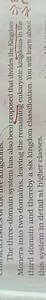 The three-domain system has also been proposed that divides the... | Filo