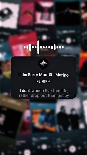I'm Sorry Mom - Marino | #spotify #music #audio #songlyrics #lyricvideo #lyrics #song